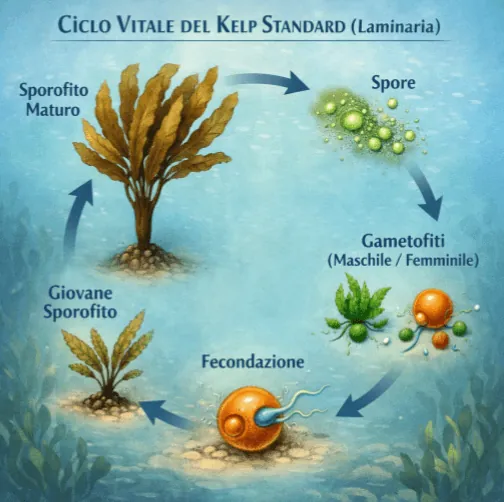 ciclo vitale di kelp standard